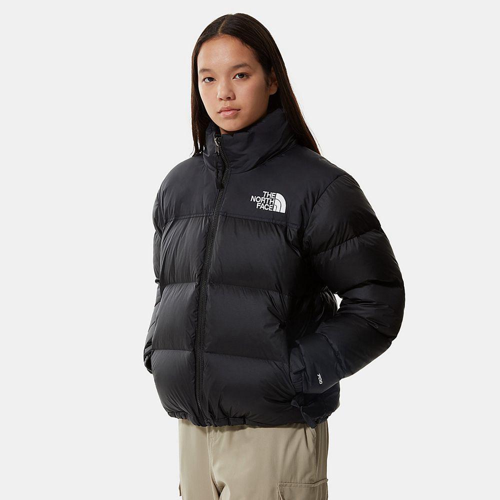 The North Face 1996 Retro Nuptse Γυναικεια Puffer Μπουφαν - Μαυρα (TYWJ20517)